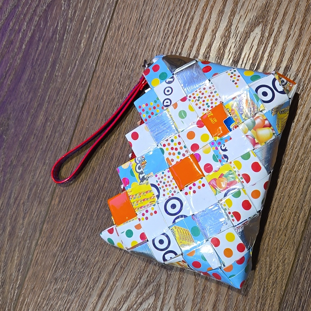 NAHUI OLLIN CANDY WRAPPER CLUTCH PURSE.. #6617